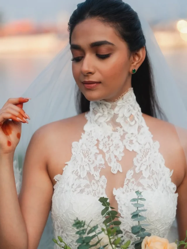 Keerthy Suresh – A Fairytale Bride Stuns in White Gown!